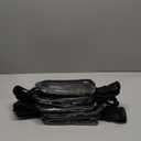 5 anywhere belt bag, clear, black strap