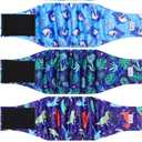 5 Pack Dog Diapers Male Reusable, Premium Belly Bands for Dogs, High Absorbing Male Dog Pee Wraps for Doggie in Incontinence or Excitable Urination Dinosaur, S