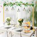 Over The Table Rod Stand with Clamps - Adjustable (34"-102" Length  38"-47" Height) Metal Balloon Arch for Wedding, Birthday, Party & Holiday Decorations - Gold