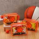 12 Pcs Basketball Snack Bags for Team Cosmetic Bag Gifts