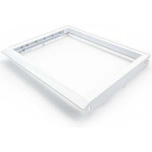 W10508993, 2209698 Crisper Cover Frame (no glass) Compatible with whirlpool, kenmore, maytag, amana, kitchenAid refrigerator etc. Shelf Frame W10275293 Replace 2206096, 2217123, AP5644252, PS4082908