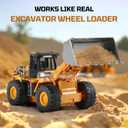 Dwi Dowellin Rc Front Loader, Alloy Shovel Loader Tractor,Construction Vehicle for Boys Ages 3-12, Gift for Birthday Christmas