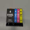 Starink Compatible 910XL Ink Cartridges for HP 910 Ink Replacement for HP 910XL Ink Cartridges Combo Pack Work with HP Officejet Pro 8020 8025 8028 8035 Officejet 8015 8010 Printers Ink, 4 Pack