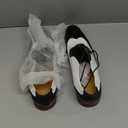 HuitJours Men Oxford Dress Shoes Multicolor Brogues Wing Tips Lace Up Patchwork Two Tone Color Matching Punched Round Toe (10.5)