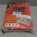 CAREGY 300 Pack Laminating Sheets, Holds 8.5 x 11 Inch Sheets,5 Mil