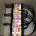 Decorative Black Garden Border Fence 18inX50ft Metal Wire Edging Flower Bed Folding Fences Panel Outdoor Garden Fencing Patio Edge Landscape for Yard