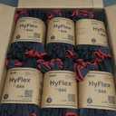 Ansell HyFlex Multi-Purpose Touchscreen Work Gloves with Aerofit Precision Comfort Technology (Size 7 (S), Dark Grey, 144 Pairs)