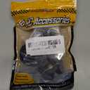 HobbyPark Brass Front and Rear Portal Weights Covers for Axial Capra 1.9 and SCX10 III Crawler Upgrades Parts, 4 Pieces (Gold & Black)