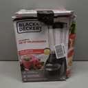 BLACK+DECKER 10-Speed Countertop Blender, Pulse Button, 6-Cup Glass Jar, Dishwasher-Safe, Stainless Steel Blade, Suction Feet