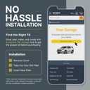 Spearhead HEPA Breathe Easy Cabin Filter, Up to 99.97% Filtration of 0.3 Micron Particles w/No Airflow Reduction (BE-182H)