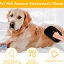 Pet Hair Removal Glove for Cats & Dogs, 3Pcs Upgraded Electrostatic Pet Hair Remover, Reusable Hair Remover Glove for Couch, Furniture, Carpet, Curtain