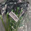 Black Calla Lily Artificial Flowers for Wedding Centerpieces, DIY Floral Decor, Home Decoration, 10 Pcs 