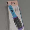 CALISTA GoGo Mini Heated Round Brush | Curl, Touch-Up, De-Frizz, Smooth, and Style Hair with Mini 7 Styling Tool | Heats to 365F | Perfect Travel Tool | Dual Voltage (Berry Burst)