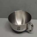 6QT Stainless Steel Mixer Bowl for Kitchenaid Stand Mixers, Kitchen Aid Mixing Bowl for 6QT Lift Mixer with Handle