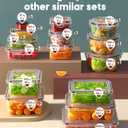 70 PCS Food Storage Containers with Lids Airtight, (35 Lids & 35 Containers) Leak proof Containers Set for Kitchen, Meal Prep, BPA-Free, PVC-Free Plastic, Microwave/Dishwasher Safe, Extra Labels & Pen