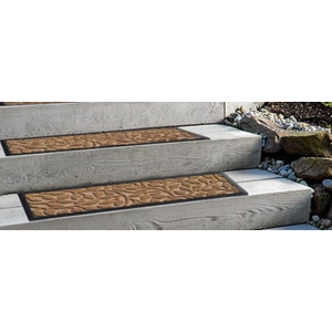 Aucuda Fall Outdoor Stair Treads Non Slip on Wooden Steps (2pcs 8.5" x 30") for Elders and Dogs in Thanksgiving with Rubber Backing, Autumn Runner Rug Coco Coir Staircase Mat Carpet Indoor Farmhouse 