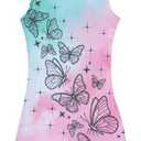 Idgreatim Size 120 Years Gymnastics Leotards for Girls Sparkly Biketards Unitards Athletic Tumbling Outfit