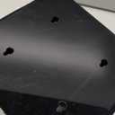 Richboom Acrylic Coffee Cup and Lid Storage Organizer Holder, 2 Compartments, Black