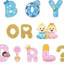 Boy or Girl Gender Reveal Yard Signs Set (11 PCS) with Stakes, Outdoor Lawn Signs Decorations for Baby Shower, Reusable 4mm Corrugated Plastic Party Supplies