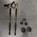  Cascade Mountain Tech Lightweight Aircraft-Grade Aluminum Trekking Poles with Extended Down Grip Plus Tip Kit