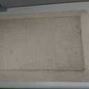 Martha Stewart Mira Modern Heathered Anti-Fatigue Air-Infused Kitchen Mat, Beige, 19.6"x32"