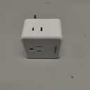 TESSAN All European UK Travel Plug Adapter Kit, International Detachable with 3 Outlet 3 USB Charger (1 USB C), Type C/G/E/F EU Ireland Power Adaptor, US to Europe Italy Spain France Greece