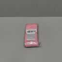 100 Pieces Resealable Mylar Bags with Zip and Clear Window Smell Proof Packaging Bags Foil Pouch Zip Bag for Food Self Sealing Storage Supplies (Pink, 2.753.93 inches)
