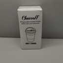 100 Pack 12 oz Disposable Coffee Cups with Lids and Insulated Sleeves, Leak-free Paper and Sturdy Thick Paper Hot to Go Coffee Cups with Lids for Cold/Hot Beverage (White)