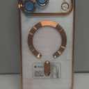 for iPhone 17 Pro Max Case with 1X Screen Protector, [Compatible with MagSafe] [Integrated Camera Protection], Non Yellowing Slim Cute Women Girly Cover for iPhone 17 Pro Max, Cosmic Orange