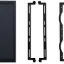 Lian Li Front Mesh Kit for O11D EVO RGB-Aluminum fine mesh Panel Upgrades Airflow-Adjustable Front Fan mounting Brackets Supports up to 3X 120mm or 2X 140mm or 2X 160mm-Black (O11DERGB-4X)