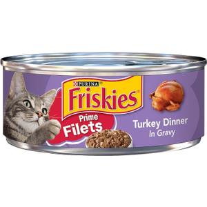 2 x Friskies Prime Fillets Turkey Dinner In Gravy, 5.5 Oz (EXP 03/01/28)