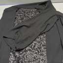 Women's Plus Size Mother of Bride Pant Suits 3 Piece Chiffon Elegant Sets Lace Wedding Guest Outfit (16, Black)