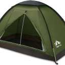 Night Cat Backpacking Tent for One 1 to 2 Persons Lightweight Waterproof Camping Hiking Tent for Adults Kids Scouts Easy Setup Single Layer 2.2x1.2m