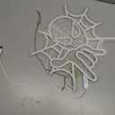 Spider Neon Sign for Wall Decor Anime LED Light Up Sign Spider Room Decor for Boys Bedroom Man Cave Game Room Party Club Chirstmas Birthday Gifts for Kids Boys Fans,Size14.2 * 13.4in(XD213) (S-Red&Blue&White)