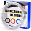 TAILONZ PNEUMATIC Clear 1/4 Inch OD 10 Meters PU Air Tube Pipe Hose Pu Air Hose for Air Line Tubing or Fluid Transfer Tubing