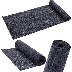 3 Pcs Dishwasher Sound Insulation Roll Cotton Blanket for Walls Pipe Attic Roof, 16 x 48 x 0.2 Inches (Gray)