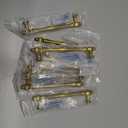 10 Pack 5 Inch Brushed Gold Cabinet Pulls Gold Cabinet Handles Gold Hardware for Kitchen Cabinets 2510 Drawer Dresser Cupboard Bedroom Bathroom