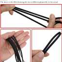10 x 5 Pieces of 5 Sizes Turntable Belt Turntable Belts,Record Player Belt,Turntable Belt Replacement,Different Specifications Machine Recorder Rubber Belt for Repair Replacement Maintenance