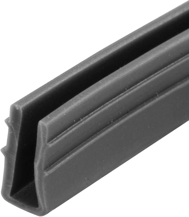 Prime-Line P 7738 0.18 In. x 200 ft. Gray Vinyl Glass Glazing Channel (1 Roll)