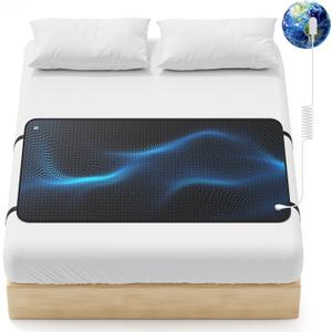 Grounding Mat for Bed, Grounding Mat King Size, Grounding Mattress Pad for Sleeping, Enjoy Grounding Indoors, King Size: 27''  76''