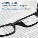 IBOANN Reading Glasses for Men Readers Mens Stylish Blue Light Blocking Computer Eyeglasses, + 1.00