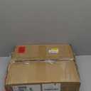 VASAGLE 21.7-Inch Round Side Table, 2-Tier End Table, Nightstand with Steel Frame, Spacious Top, for Small Spaces, Living Room, Bedroom, Rustic Brown and Ink Black ULET56BX