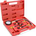 BETOOLL Fuel Pressure Test Kit 0-100PSI with 9.49,7.89,6.30 Fuel Line Fittings