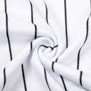 Baseball Mom Shirts for Women - Oversized V Neck Baseball Jersey Shirt Stripe Graphic Print Casual Tops Tees (Pink, L)