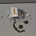 6PCS Antique Bronze Drop Bail Pulls,Vintage Carved Cabinet Pulls Handles,5.0" Hole Centers Retro Drawer Knobs,Texture on Handle for Drawer Dresser Closet with Screws (Large 5" Hole Centers)