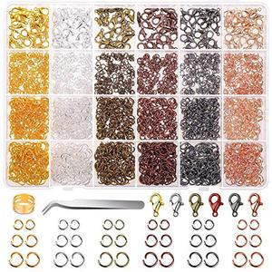 Jump Rings, Cridoz 2340Pcs Open Jump Rings and Lobster Clasps Jewelry Making Supplies Kit for Necklace and Jewelry Repair