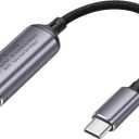 SinLoon PD 140W DC7450 to USB C Cable DC 7.4mm x 5.0mm Female(7.4 x 0.6mm) Input to Type C Male Power Charging Cable with PD Automatic Identification Chip,for Phones,Tablets,Laptops(DC7450)