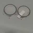 Misxi 2-Pack Hard PC Screen Protector Case for Samsung Galaxy Watch 7 40mm, Anti-Slip Ultra-Thin Scratch Resistant Cover with Tempered Glass for Galaxy Watch7, Transparent