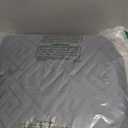 Homelike Moment Quilts Bedspreads Queen Size Bedding Set, Grey Quilt Coverlet Full Size for All Season (04-square Grey)