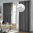Ceiling Curtain Track,Curtain Track Wall Mounted,Ceiling Mount Rail Room Divider Tracks Extra Long Curtains Rod for Living Room Bedroom Patio Sliding Door Curtains with Clips,White 18ft